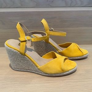 Yellow Wedge Heel size 37